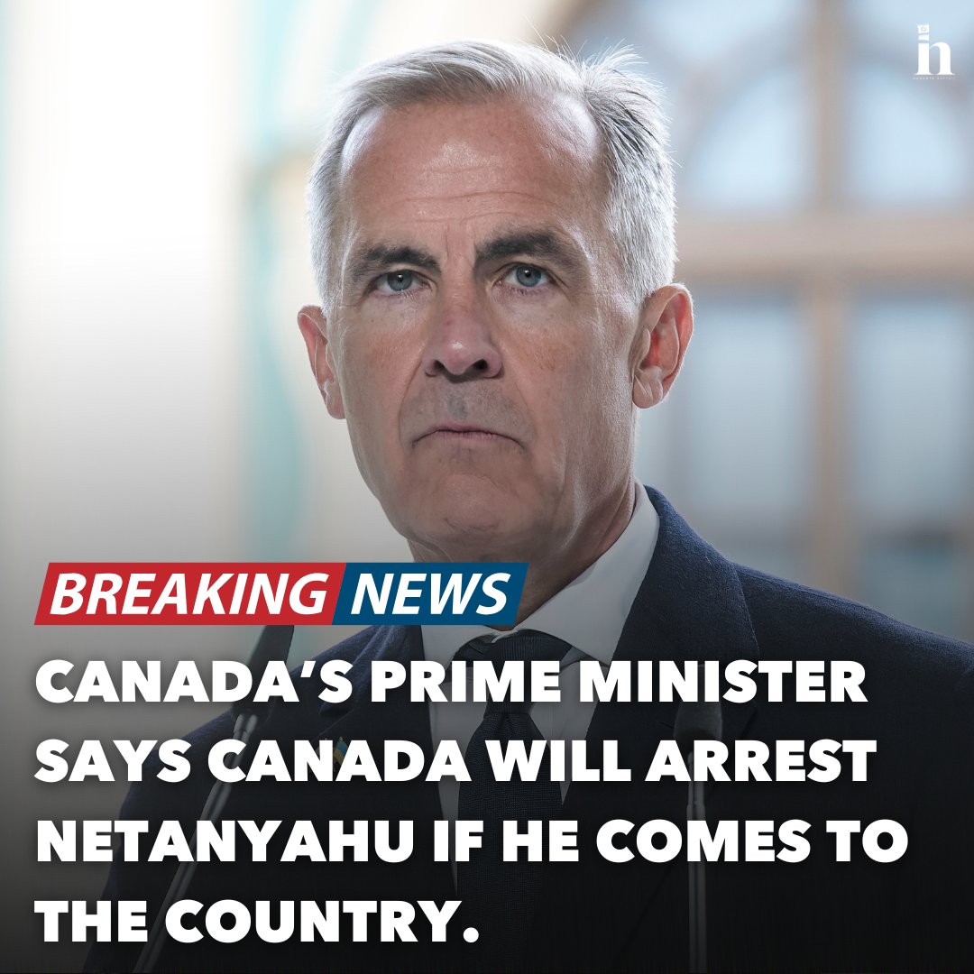Mark Carney says he’ll arrest Netanyahu if he comes to Canada. But he won’t touch:

– Pro-Hamas mobs attacking Jews on Canadian streets
– Radical mosques promoting jihad
– Terror cells growing under his nose

Instead of cracking down on terrorism at home, he's busy recognizing a