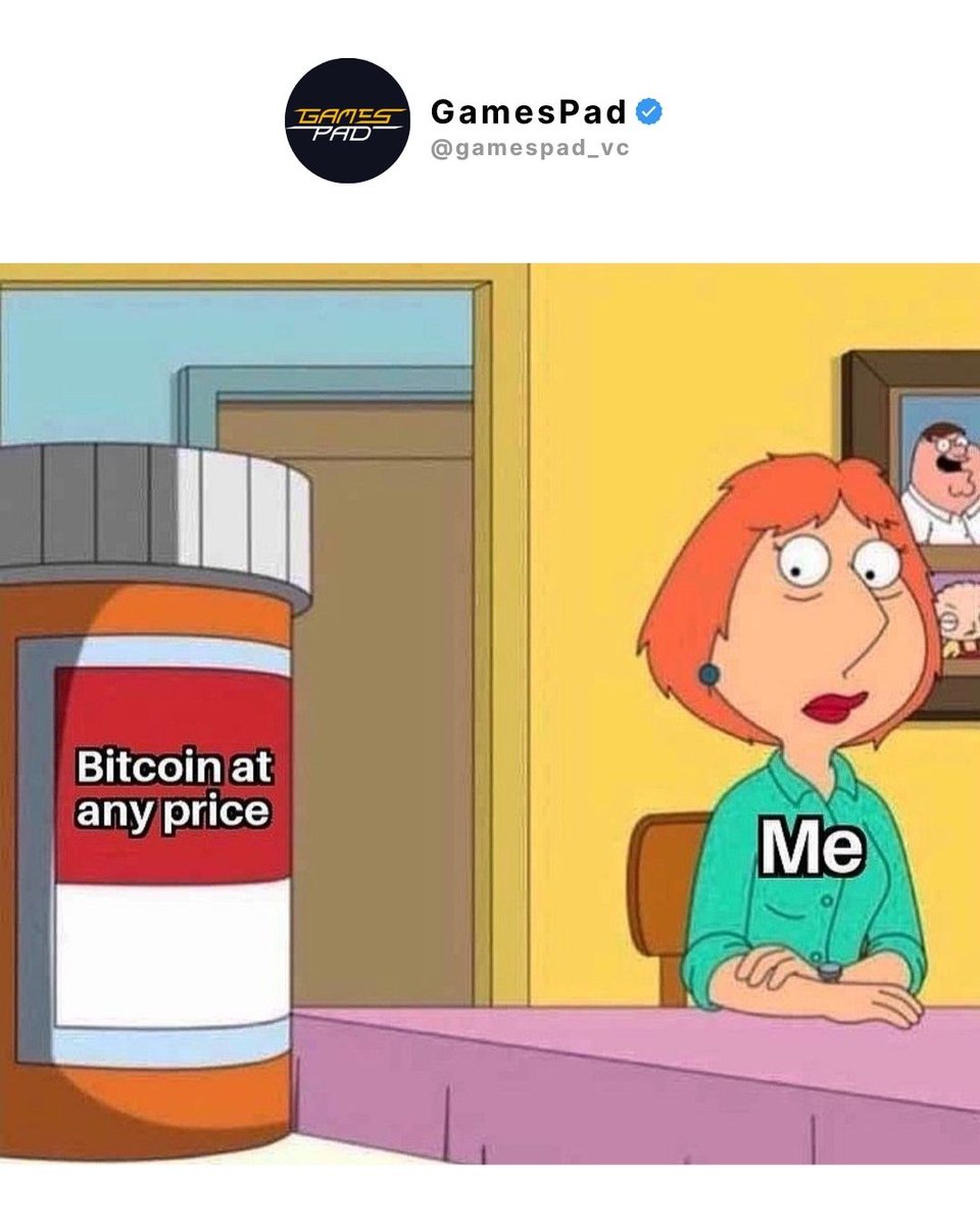 gamespad_vc's tweet photo. Me all this month… to be real, all year, haha! 😂 #Bitcoin #CryptoHumor #HODL https://t.co/bilR5woWSl