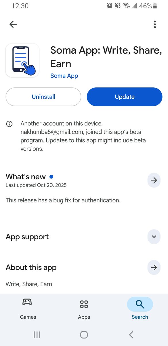 mosesmbadi's tweet image. Oh yah....Google auth on the web has  a bug...you can try out the mobile app.