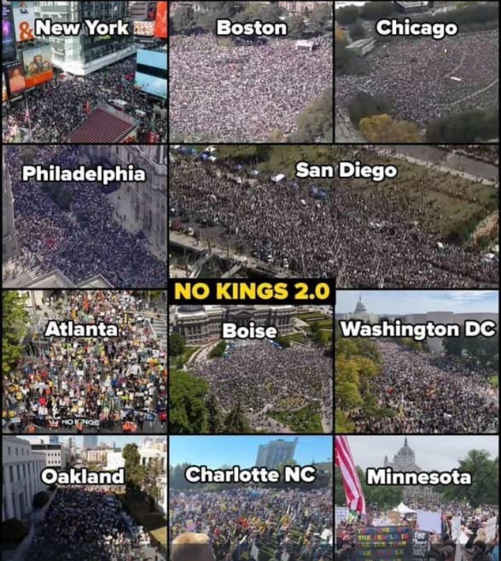 Protestas en el país más violador de los derechos humanos.
#FuckTrump
#NoKings