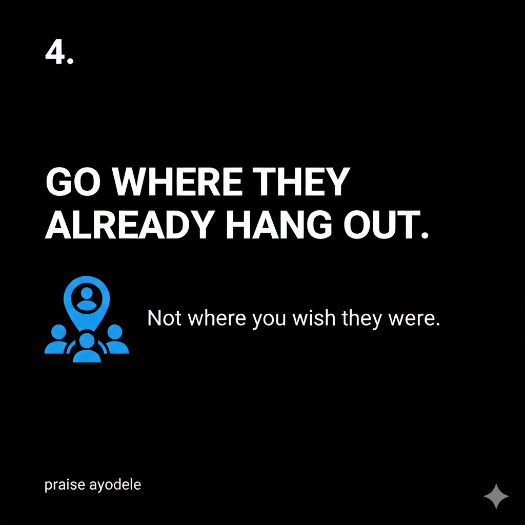 MrPraiseAyodele's tweet image. 🔥 Stop Screaming in Empty Rooms. Your Customers Are in a Different Room!

#Wetletters #Marketing #Targeting