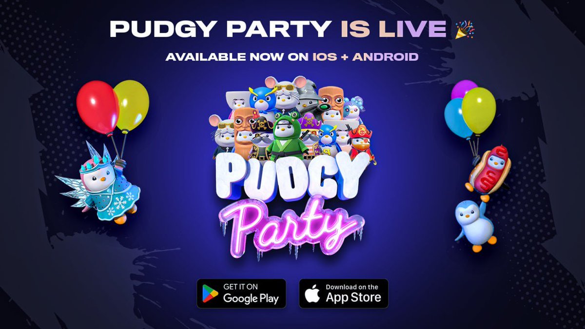 playmythical's tweet image. Gaming should be for everyone, no complex onboarding needed.
That’s exactly where @PlayPlayPudgy delivers 🐧
Built by Mythical with @PudgyPenguins, Pudgy Party offers simple pick-up-and-play mechanics.
Easy to learn, hilarious to master.
The party is for everyone 🎉