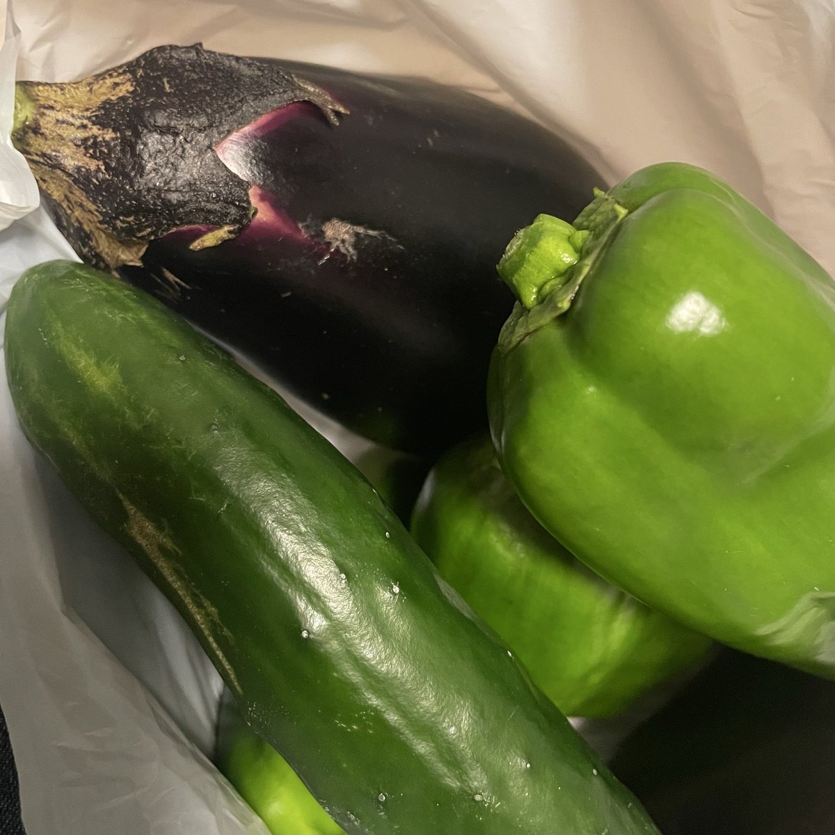 家の裏の方から野菜食べます？？ってDMきた🤣
そして遠慮なくもらいにいくwww

立派なお野菜いただきました！！！！！
めっちゃうれしい〜