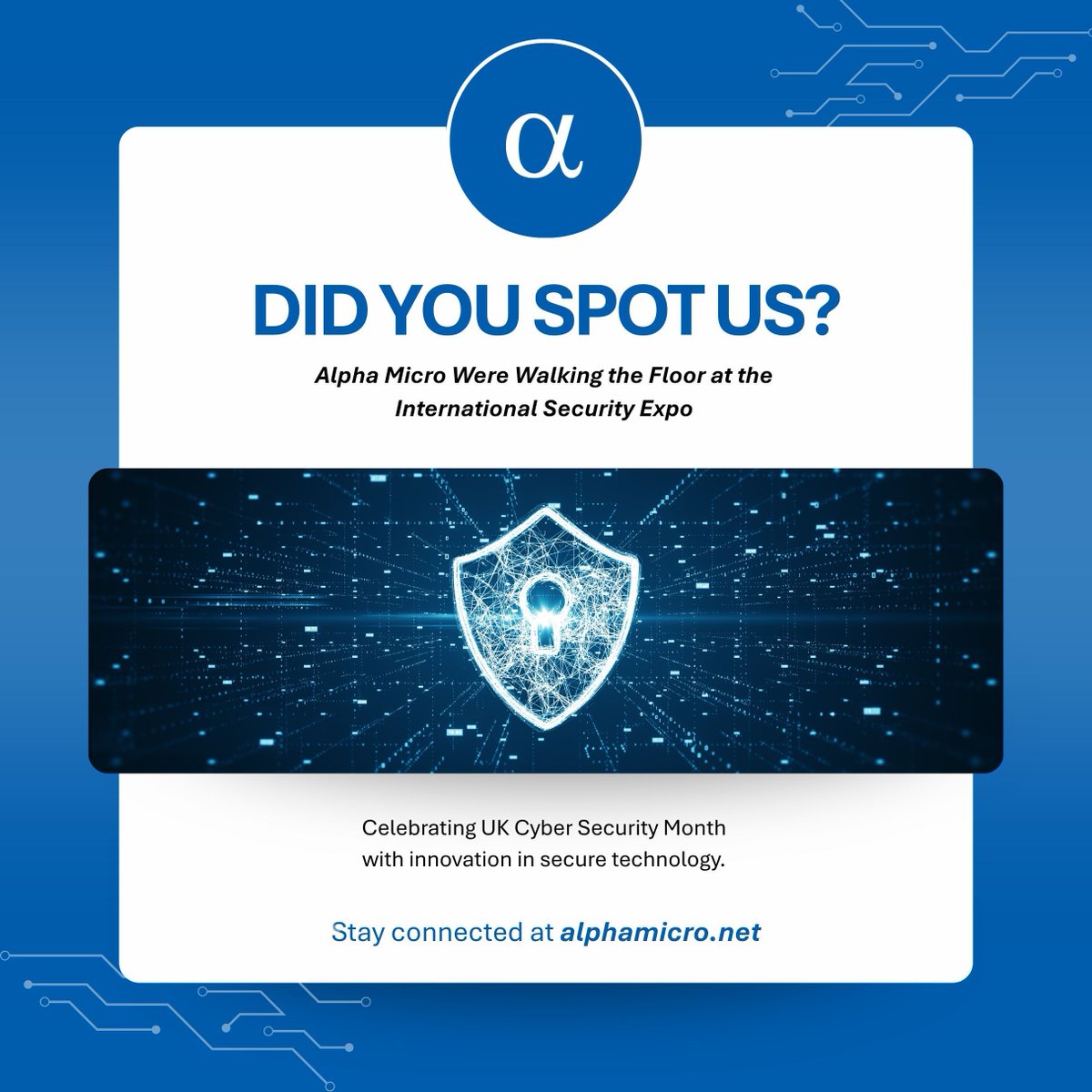 This #UKCyberSecurityMonth, we're driving safer, more connected solutions. After walking the floor at the International Security Expo, we're inspired by the innovation shaping the future of security. 

Don't miss a signal – sign up for our latest insights: share-eu1.hsforms.com/1Opq3oOxBQTeLV…