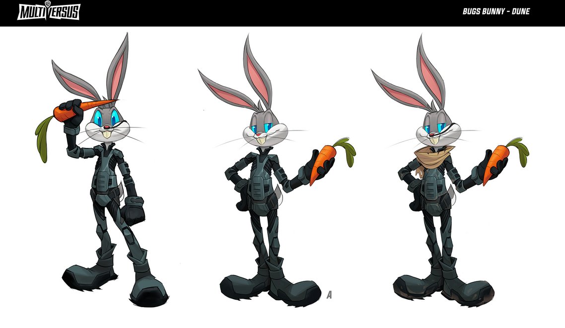 fgcalert's tweet image. multiversus bugs bunny dune skin by Guilherme Franco