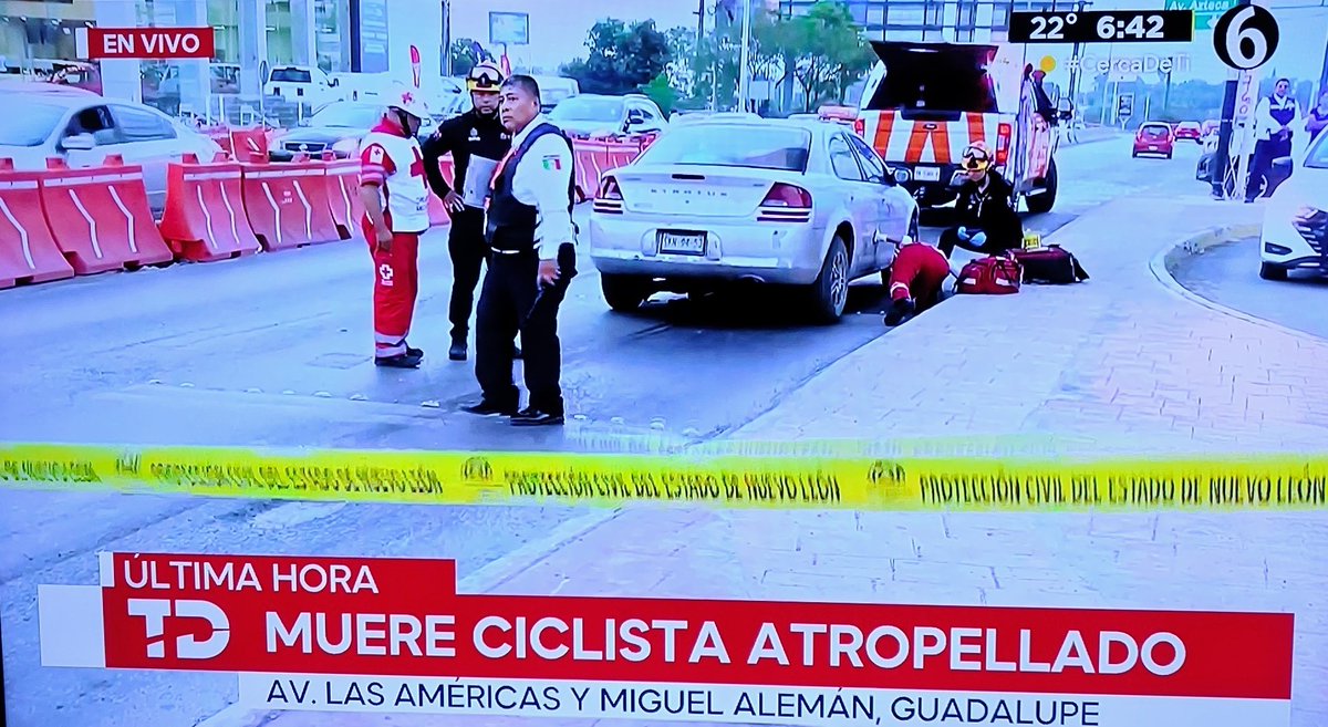 ⚠️ Precaución, cerrado Av Las Américas al sur a la altura de Miguel Alemán, tome vías alternas.