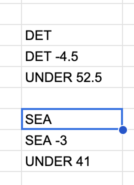 sprtsbettingpix's tweet photo. Oct. 20 2025 #NFLPredictions attached
#NFLFreePick: SEA (-180)
NFL ML 2025 Record: 77-40-1
NFL ML 2025 Picks: 14-10 https://t.co/b6RlorRRFs