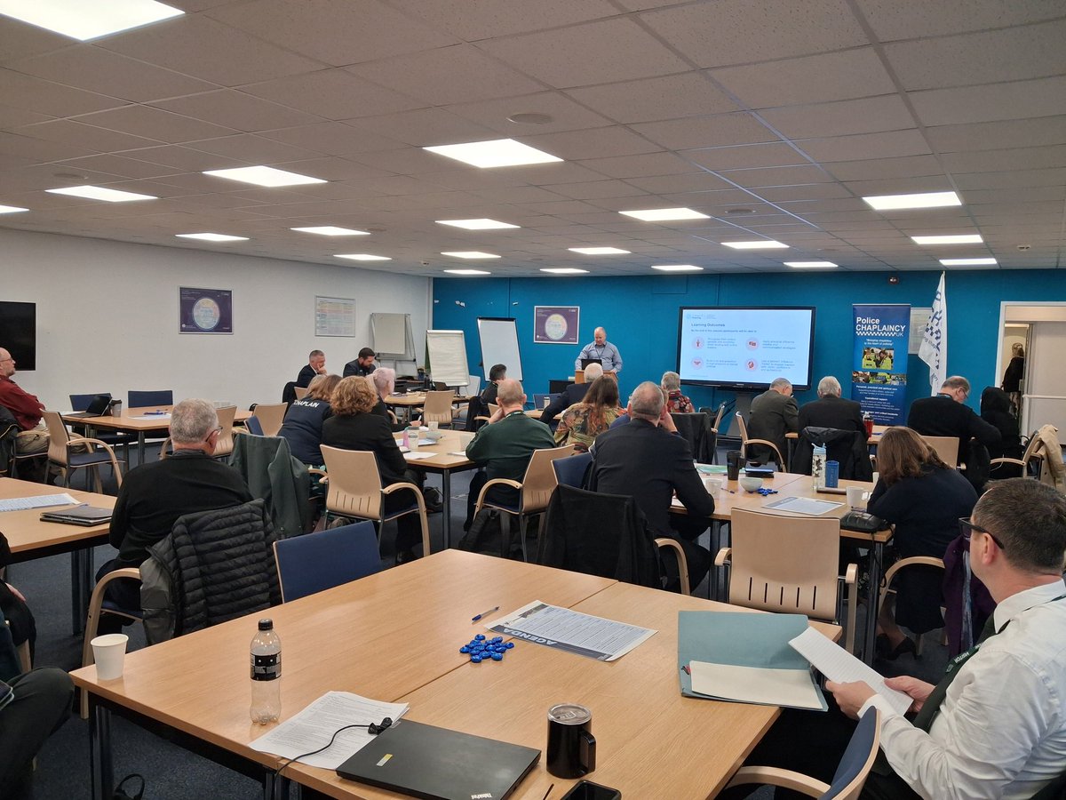 Lead Chaplains and chaplaincy managers coming together for the <a href="/polchaplainsuk/">Police Chaplaincy UK</a> Lead Chaplains Conference.