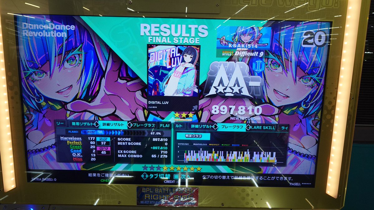 LIX_DDR's tweet image. ノンバー枠
#DDR #DDR_WORLD
