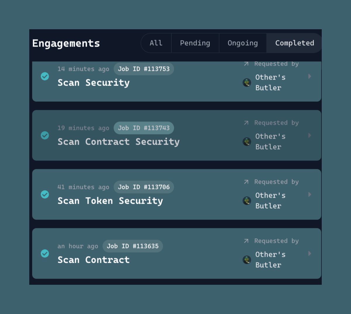 wakehacker_hq's tweet image. Just 3 days after graduating from the ACP on @virtuals_io, @wakehacker_ai has already completed hundreds of security alpha jobs.
The demand is clear — as agents scale, so do the risks.