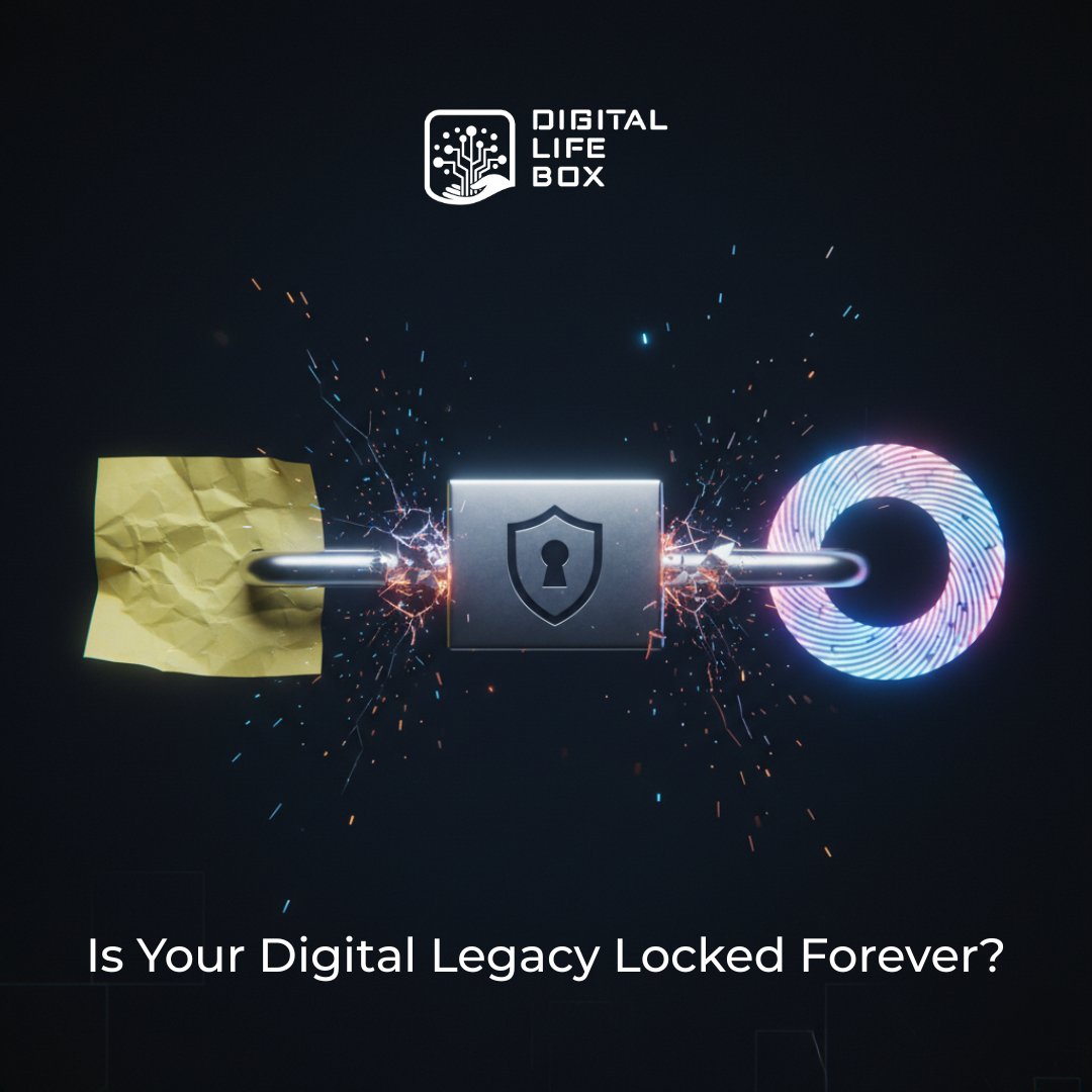 DigitalLIFEBox_'s tweet image. Parents: sticky notes.

You: password manager.

Kids: Face ID.

None of these transfer smoothly after death.

DigitalLIFEBox™ works for all generations.  tinyurl.com/yc4x4vbu

#GenerationalPlanning #MyDigitalLIFEBox