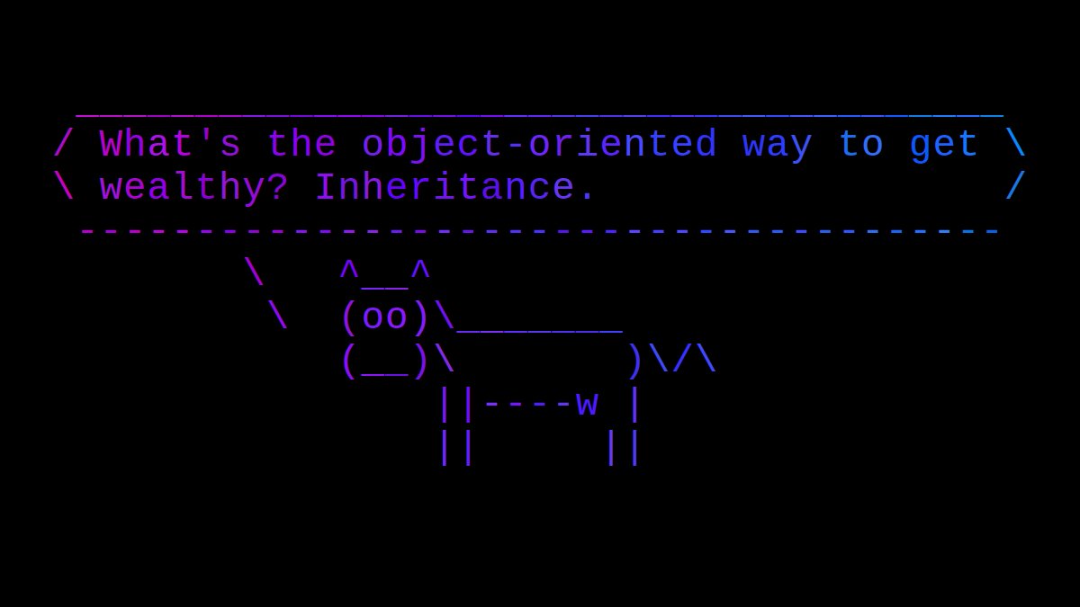 cowsayco's tweet image. #tech #dev #coding #devmemes #developers #devjokes #codinglife