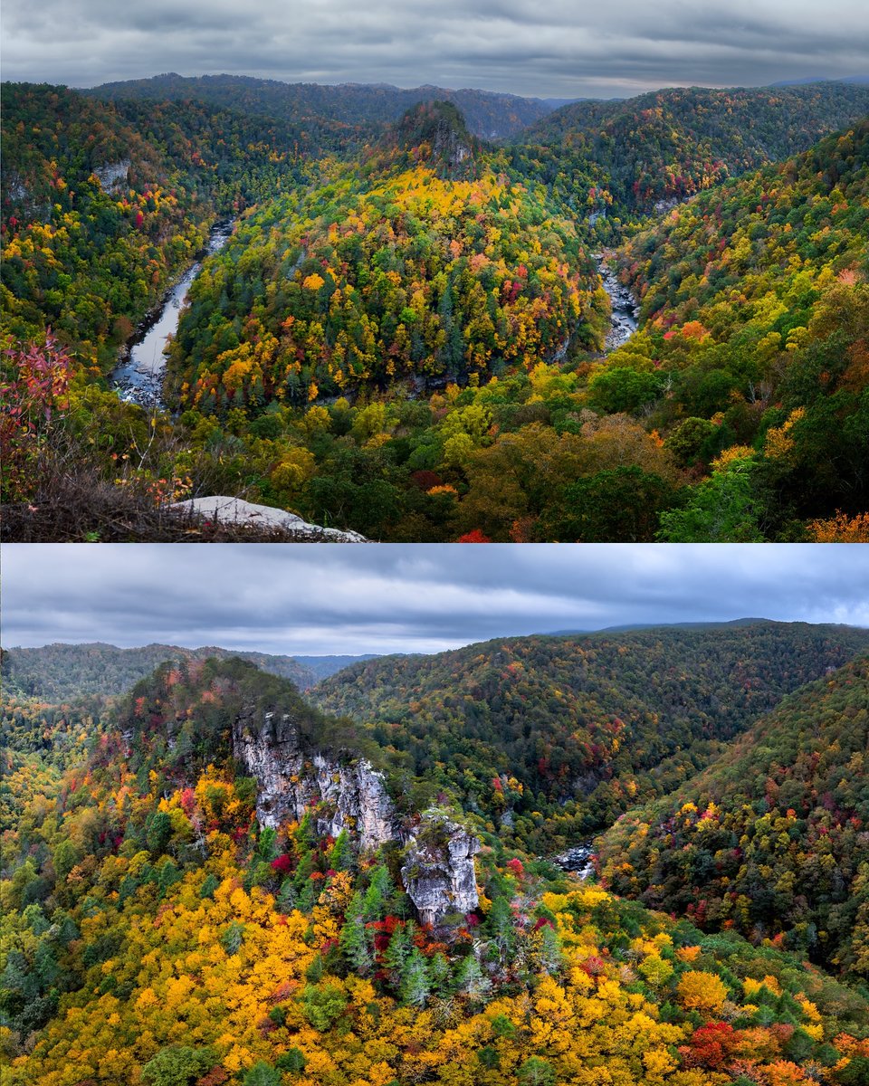 KYStateParks's tweet photo. 📷 by @little_sandy_dronography: 🌫️Moody October Mornings🌄
📍Tower Overlook, Breaks Interstate Park, VA

Autumn views from Breaks Interstate Park are nothing short of breathtaking 🍂 

#kystateparks #virginiastateparks https://t.co/TD2IkLuU5n