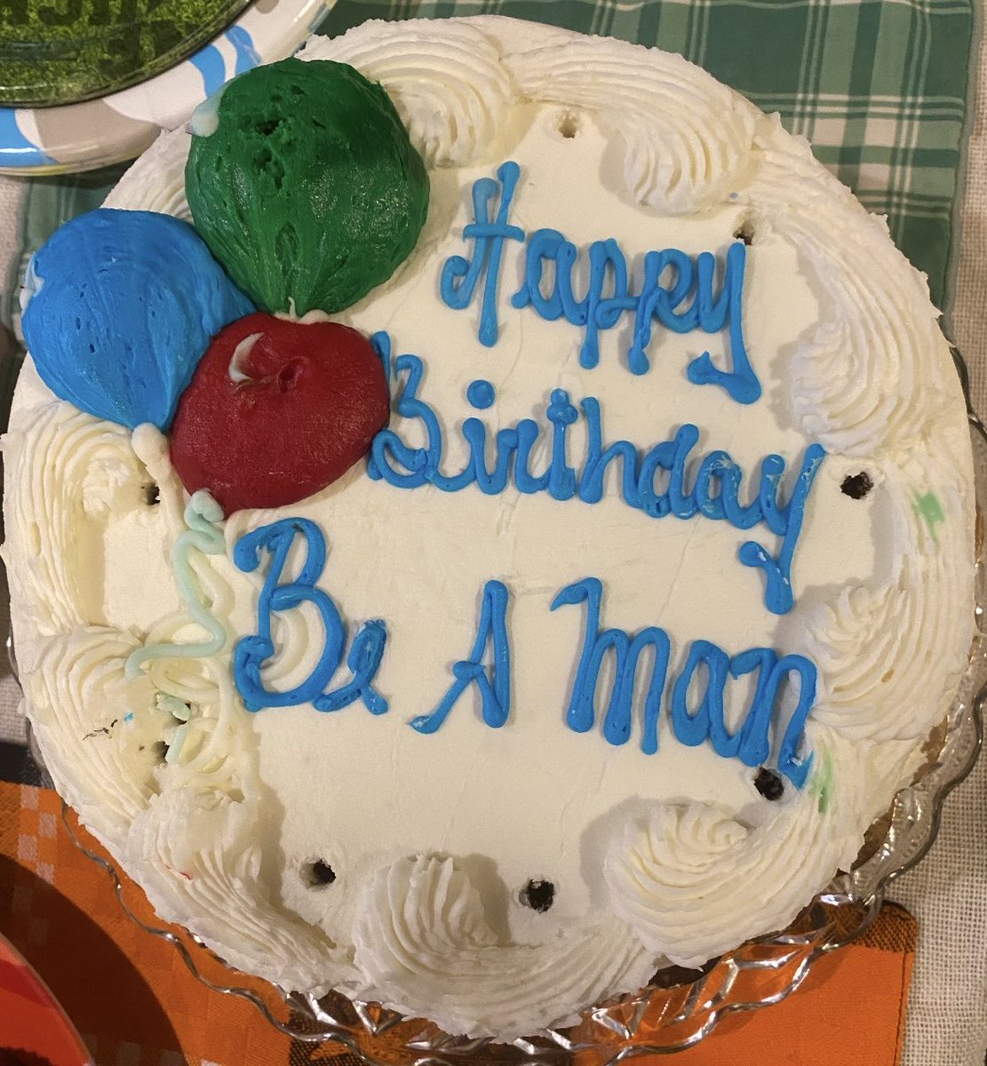 Never celebrate your birthday-Be a man