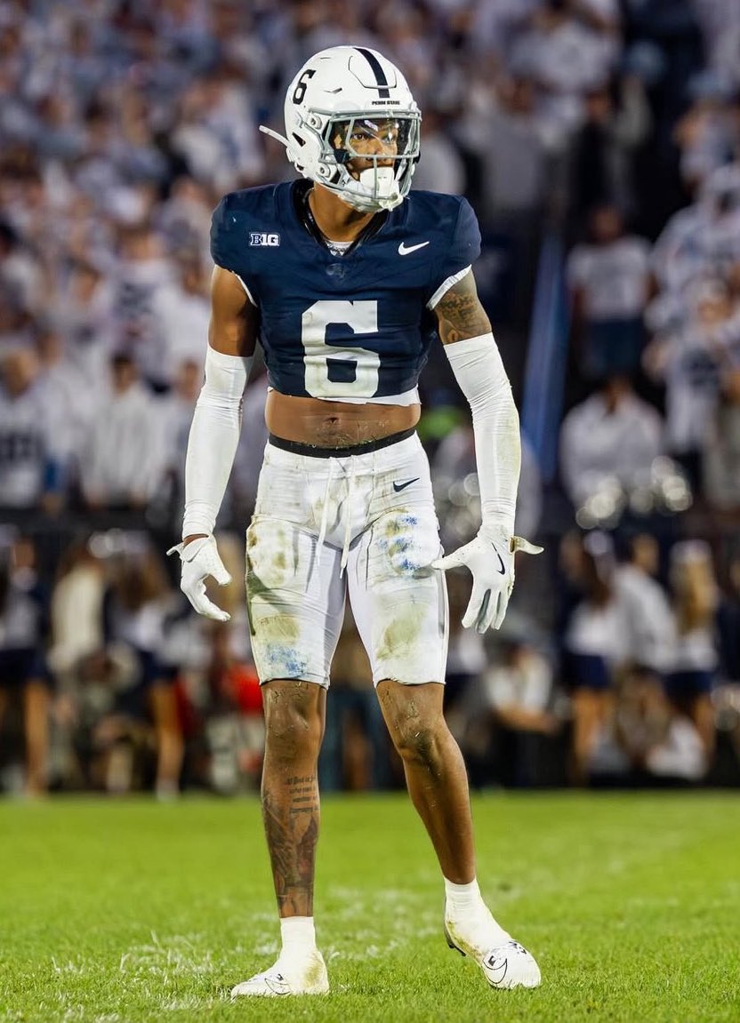 Last four games for Penn State safety Zakee Wheatley: 

Oregon: 10 tackles

UCLA: 12 tackles 

Northwestern: 9 tackles 

Iowa: 10 tackles and 1 interception

Let’s take a second to appreciate how consistent 6 on the field. 👏🦁
