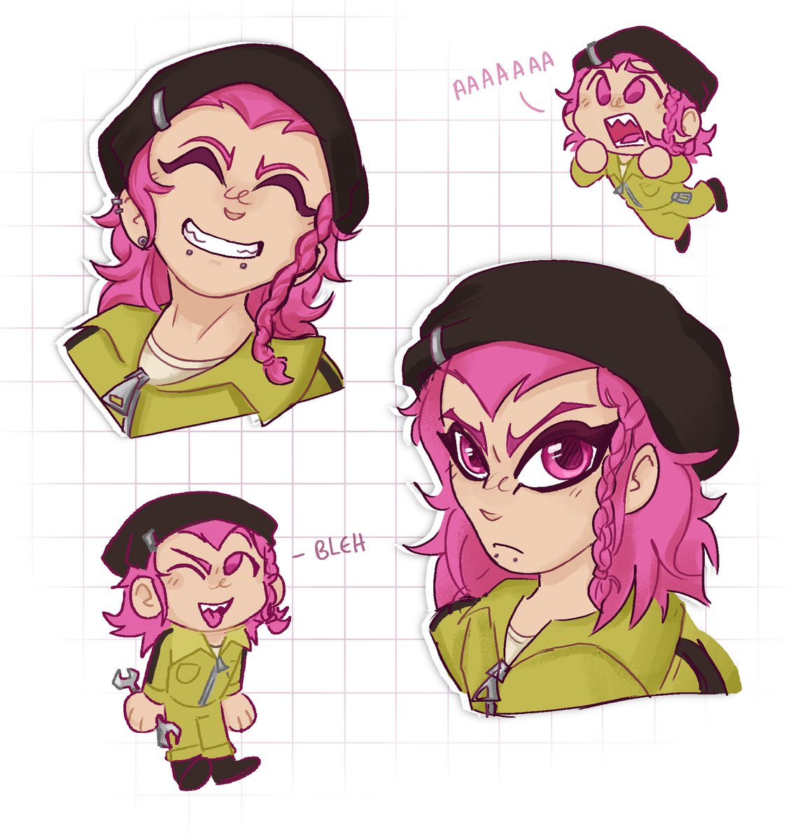 AbstractNewt's tweet photo. Some Kazuichi doodles 😋 https://t.co/hCyZXPj2WS