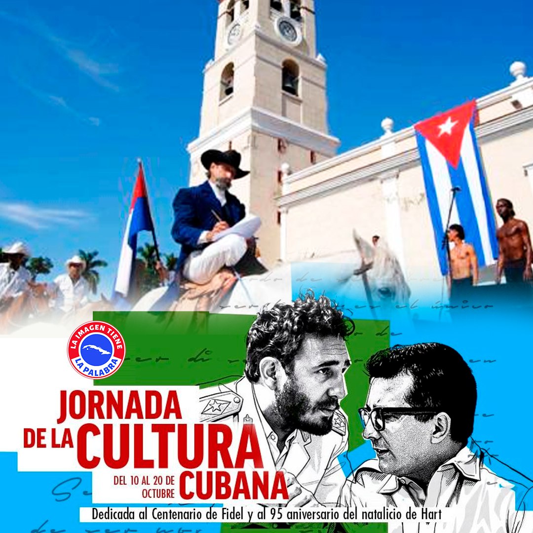 PresidenciaAMPP's tweet image. 🎼 Al combate corred... Identidad en canto de lucha, 157 años de que se cantara por 1ra vez en Bayamo Himno Nacional de 🇨🇺 MI HIMNO 🥰 y #DíaDeLaCulturaCubana. Gloria Eterna a quienes han dado su vida inspirados en su letra. #PoderPopular #IslaDeLaJuventud