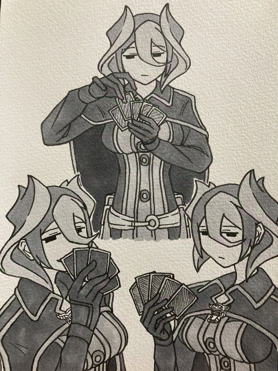 カードを持つオーゼンさん