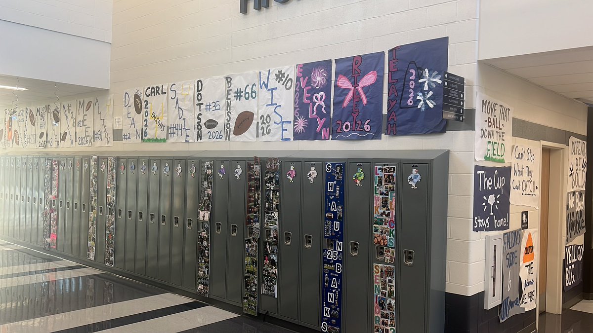 Thank you to our cheerleaders who stayed late into the night Saturday to make sure we are ready for rivalry week!!