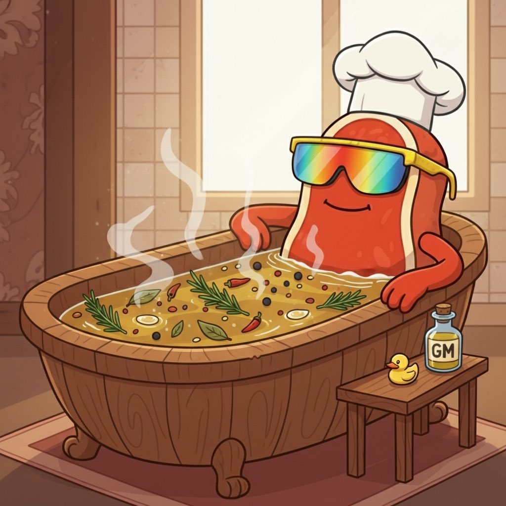 GM🥩

If you’re looking to cook you have to be well seasoned first.