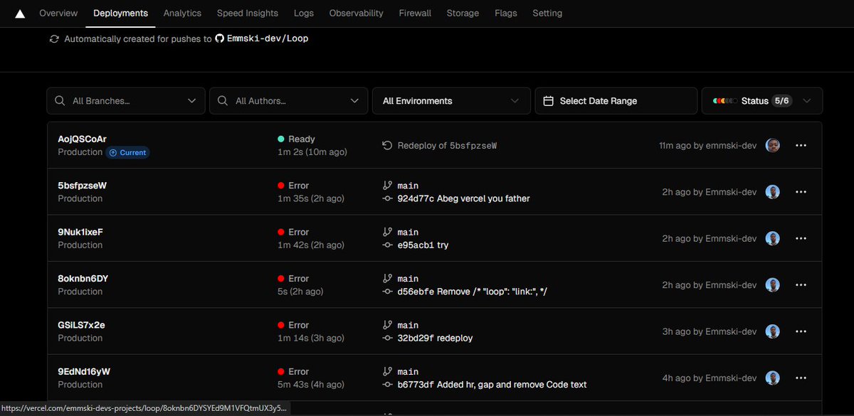 Emmski383277's tweet image. Finally #vercel #awscloudcomputing