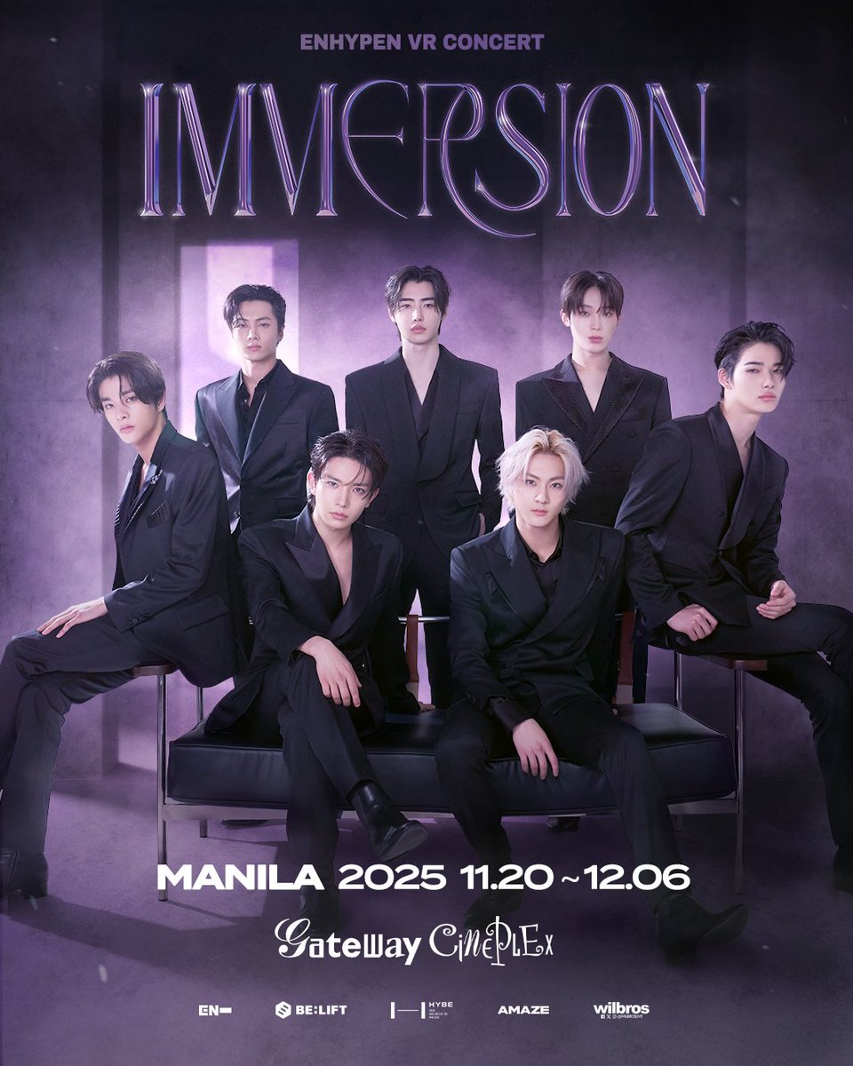 philconcerts's tweet photo. Ticket for ENHYPEN VR Concert: IMMERSION in Manila is priced at P1,300 and will go on sale starting Nov. 8 at https://t.co/FYWYiGQ7ZZ.

Presented by @WilbrosLive https://t.co/Ioa1Ork7ip