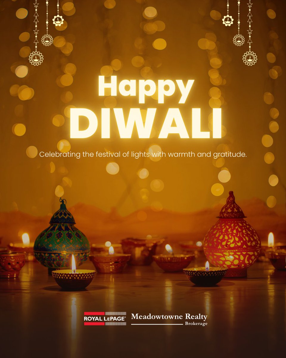 🪔✨ Wishing you a Diwali filled with light, laughter, and endless joy. May this Festival of Lights bring warmth to your home and new beginnings to your heart. 🌟🎉

#HappyDiwali #FestivalOfLights #Diwali2025 #RLPMRealty #ElevateGrowRefine #HelpingYouIsWhatWeDo