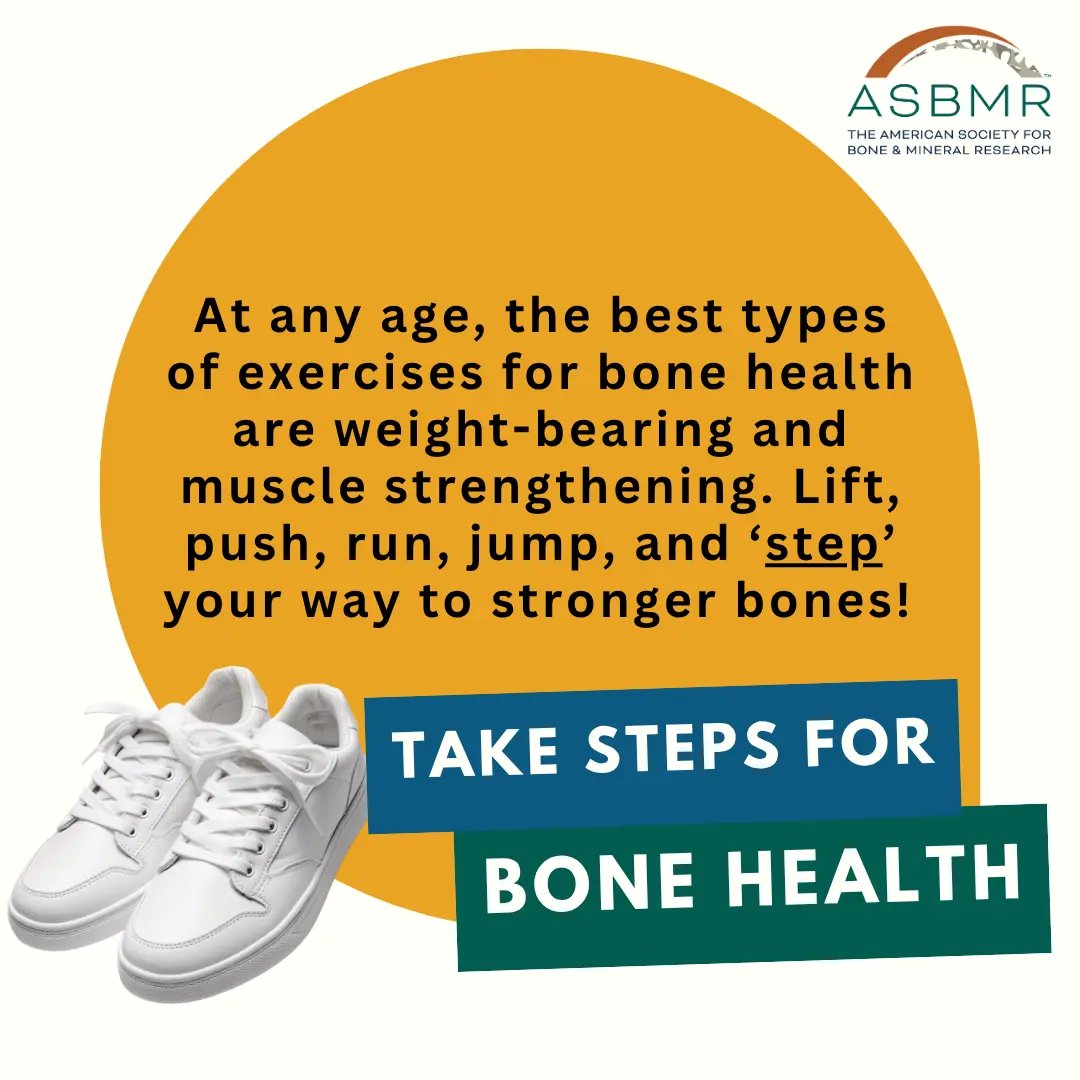Weight bearing activity is essential for bone health. Resistance training is particularly effective! Lift, push, run, jump your way to better bone health. Check out these videos on bone health exercises: hubs.la/Q03Pb8tq0

#WorldOsteoporosisDay