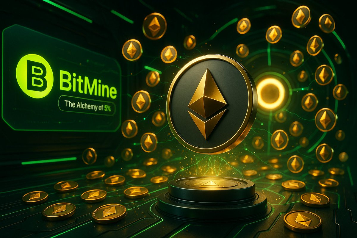 ⚡ Flash News | 💼 BitMine Immersion Technologies builds massive ETH treasury

BMNR reports holdings exceeding 3 million $ETH tokens and total crypto + cash assets near $13.4 billion, underscoring its aggressive positioning behind Ethereum.