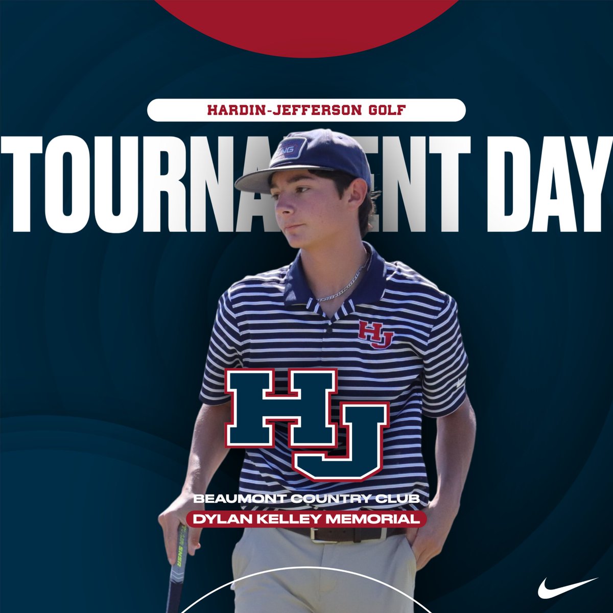 Good Luck to the Hardin-Jefferson Golf team as they compete in the Dylan Kelley Memorial Tournament at the Beaumont Country Club today. #WeFlyTogether