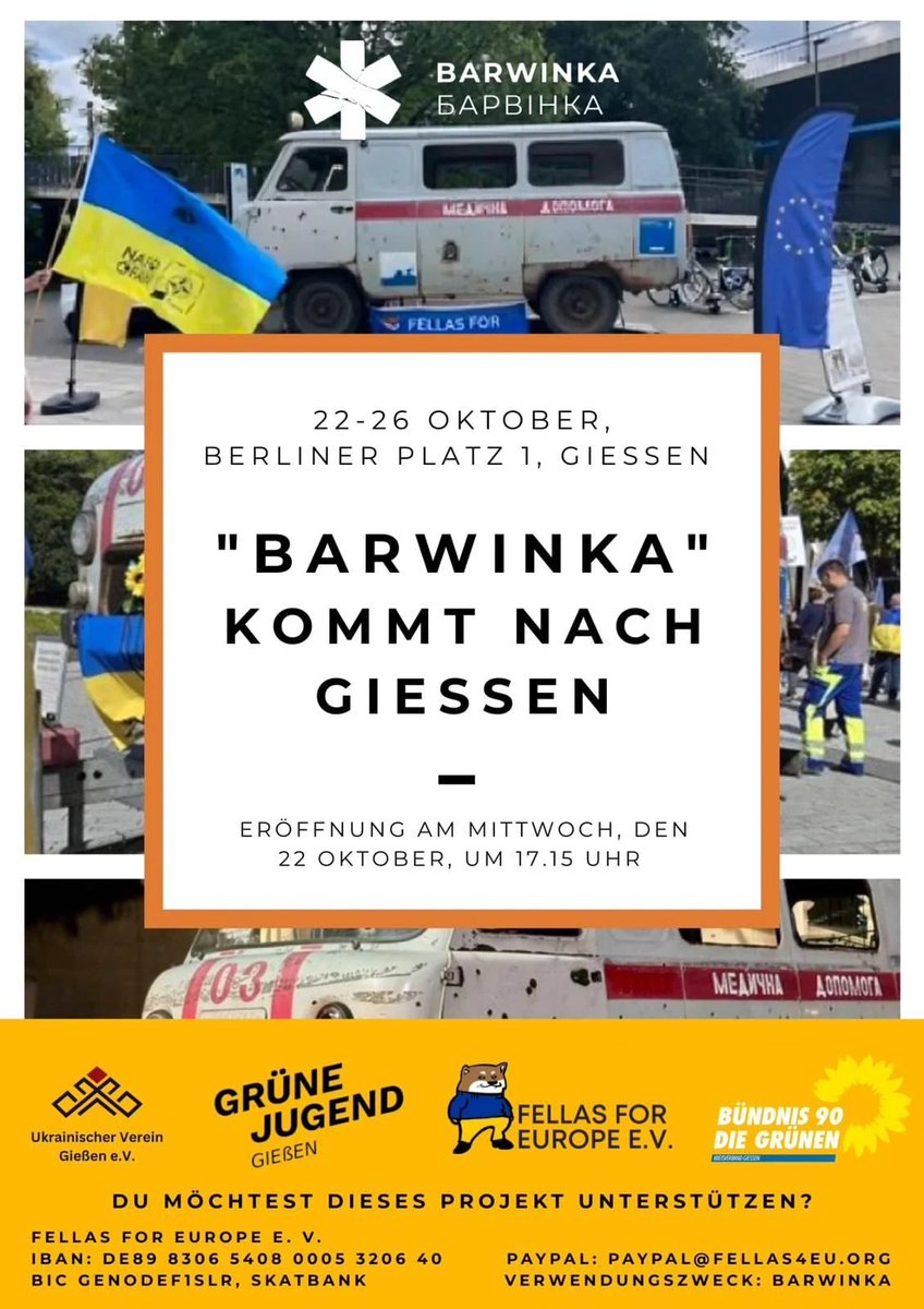 #Barwinka kommt nach Gießen.