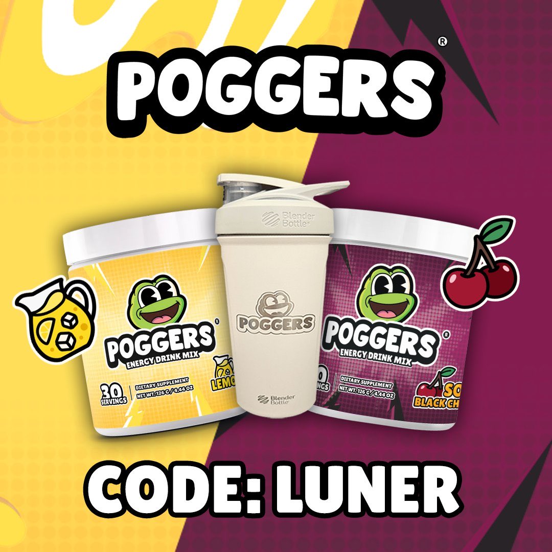 Pleased to announce that I am powered by <a href="/PoggersShop/">POGGERS® 🐸</a>!

Use code "LUNER" for 10% off!