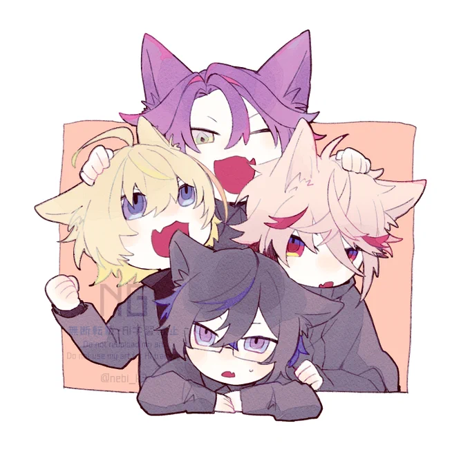 #絵描きさんがデフォルメ絵を見せてくれるタグ
