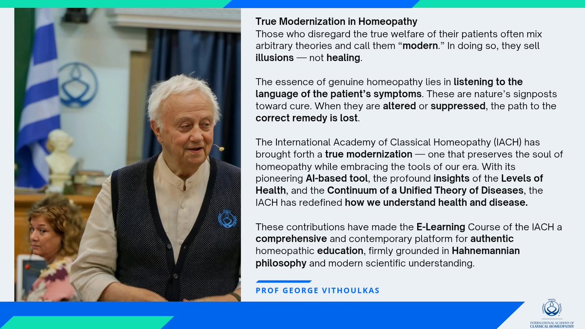 ✨ True modernization in Homeopathy is not about mixing theories — it’s about preserving the soul of healing.

When we truly listen to the language of the patient’s symptoms, we honor Nature’s intelligence.
Every symptom is a message — not to be silenced, but understood.

At the
