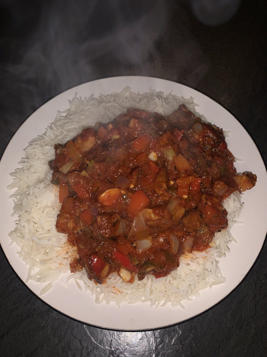 Made some white rice and red stew, I’m feelin like <a href="/trgobrazy/">PRESAVE IN BIO 👴🏾</a>
