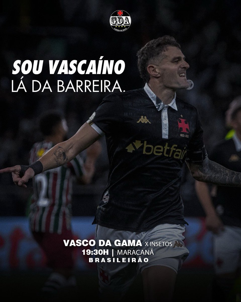 Hoje, 19h30. Maracanã lotado.
SÓ A VITÓRIA NOS INTERESSA.