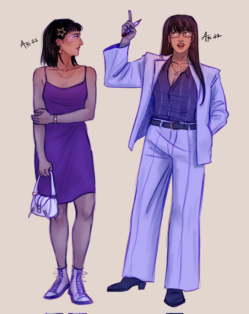 wendy sketches i did in class. i love playing around with layer modes #sptwt #spwendy