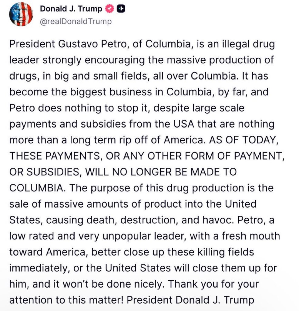 AdamKinzinger's tweet image. It’s “Colombia” YOU ABSOLUTE DUMBASS