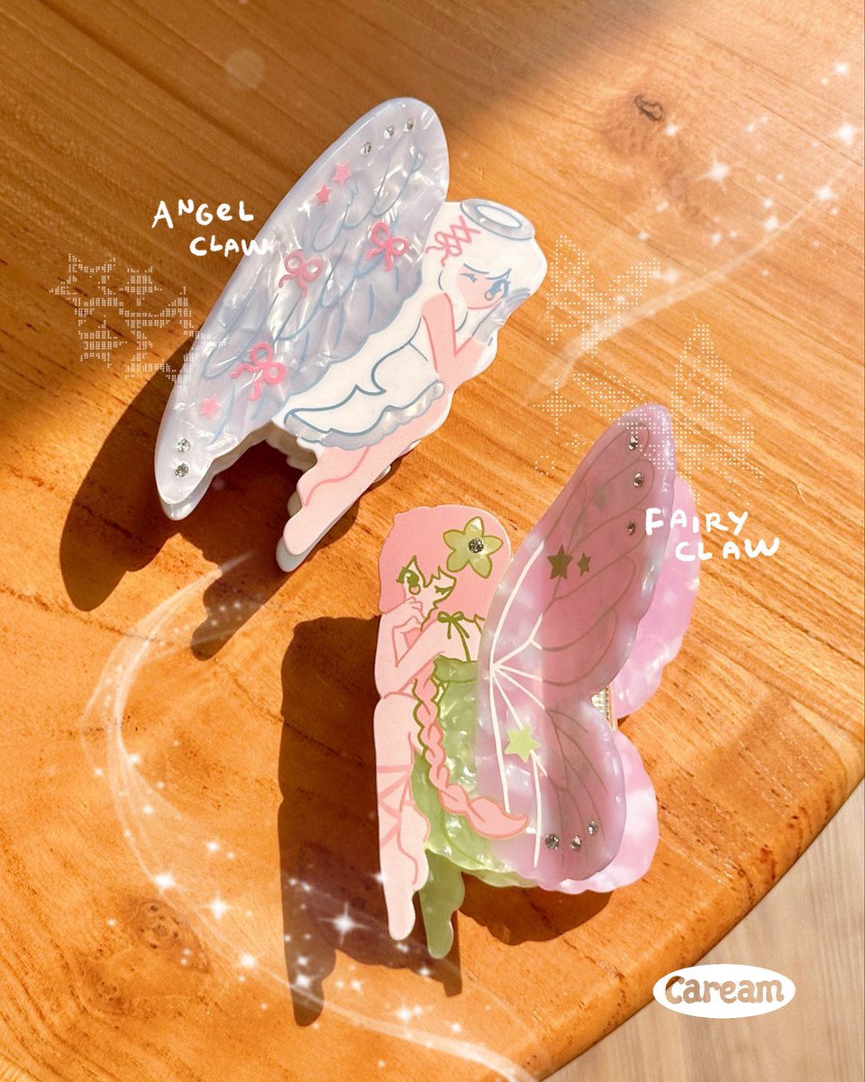careammmm_'s tweet photo. angel &amp; fairy claw ˚₊‧꒰ა 𓂋 ໒꒱ ‧₊˚ #cf21 po closing soon! https://t.co/c7XENh7Lik