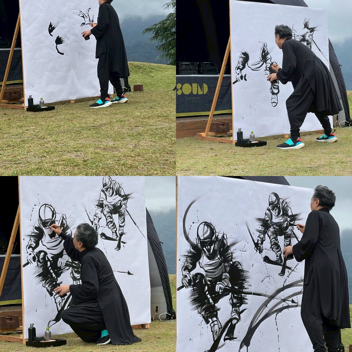 #真作 #佐藤和喜 #金剛力士 #15号大 #大作 #岩手県出身 #墨彩画家 真作 #佐藤和喜 #金剛力士 #15号大 #大作 #岩手県出身 #墨彩