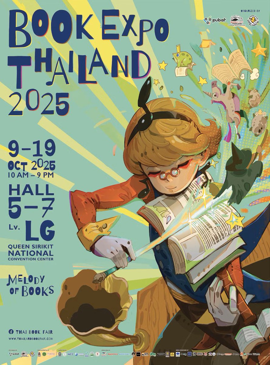 태국에는 두 개의 큰 도서전이 있다. 3월에 열리는 방콕국제도서전, 그리고 10월에 개최되는 북 엑스포 타일랜드. 전자는 견본시(판권 거래) 중심이고, 후자는 내수 시장 활성화에 중점을 둔 행사. 어제 11일간의 북 엑스포가 성공적으로 마무리됐다고. 150만 명의 방문객, 4억 7,400만 바트(한화 약