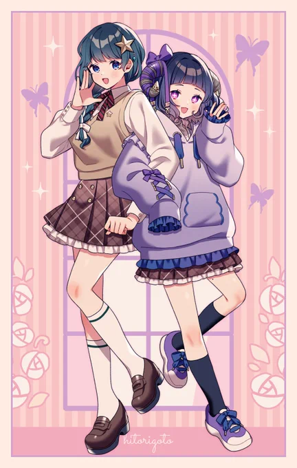 【お知らせ】 伊鞠七ツ海様(#imari_natsumi)、黒茉らむ様(#komatsuram)の『ヒトリゴト』歌ってみたMVイラスト・衣装デザインを担当させていただきました