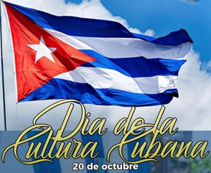 El 20 de octubre es una fecha que late en el corazón de la identidad nacional . ¡Feliz Día de la Cultura Cubana! #CubaEsCultura  #VillaClara #CubaMined  #DPEVillaClara #Cuba  #Ranchuelo <a href="/btan0987/">Naima Ariatne Trujillo</a> <a href="/yamilet50088609/">Yamilet Herrera</a> <a href="/dpevillaclara/">DGEP Villa Clara</a> <a href="/curbelo_asley/">Dr. C. Hernadith Asley Curbelo Castillo</a> #EducaVillaClara <a href="/CubaMined/">MINED</a>
