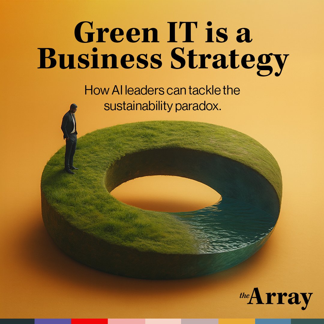 AI helps optimize supply chains—but consumes the resources we aim to conserve. Jimmy Oribiana of @HitachiEnergy calls it a design challenge. 

In The Array, he shares 5 shifts to balance performance with climate impact. ♻️ Green IT = smart strategy: htchivantara.is/3WN3vww