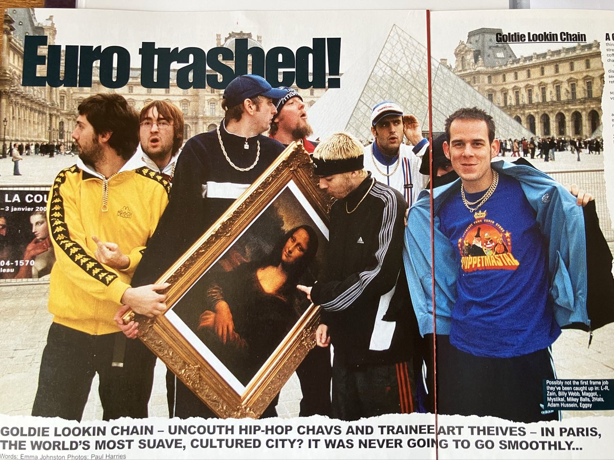 Mona Lisa goes walkabout thanks to <a href="/theGLC/">goldie lookin chain</a>