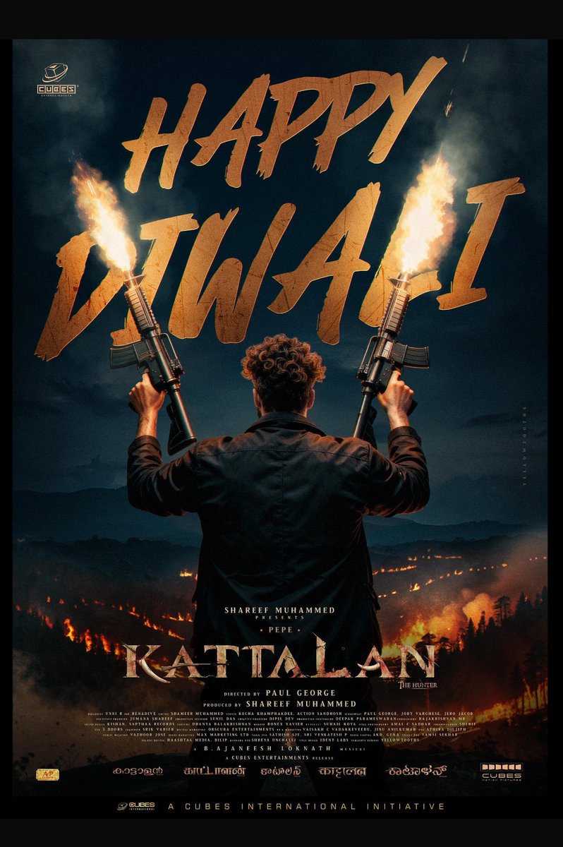 Kabirduhansingh's tweet image. Happy Diwali Everyone , 
Stay blessed, stay Humble 🙏❤️

Here my 4 Upcoming Releasees  !! 
#Blessed 

Gratitude🙏 

#ottakomban #Akhanda2 #Kattalan #Mahasenha