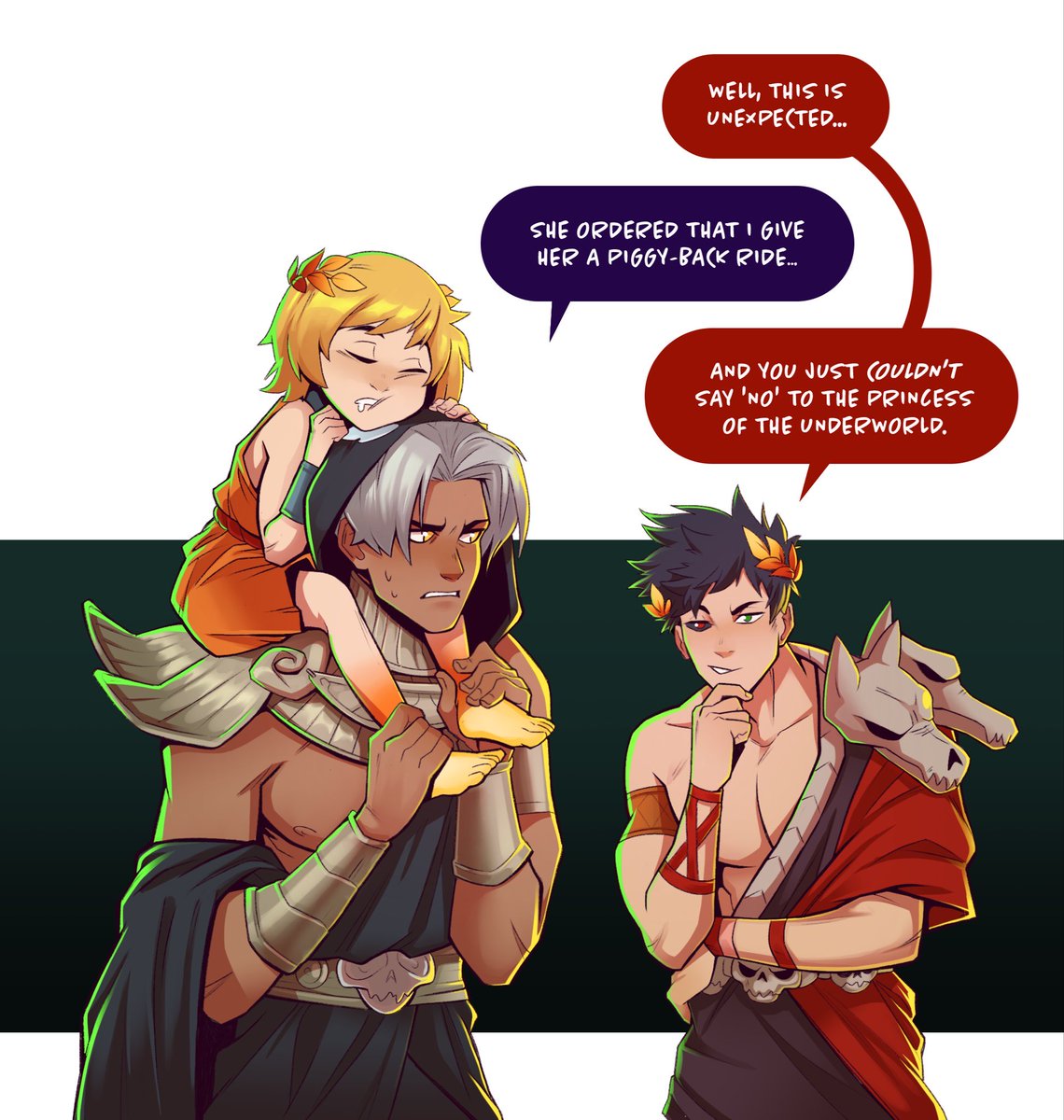 Underworlds best babysitter 🖤💜🧡 #hades2 #hades2fanart