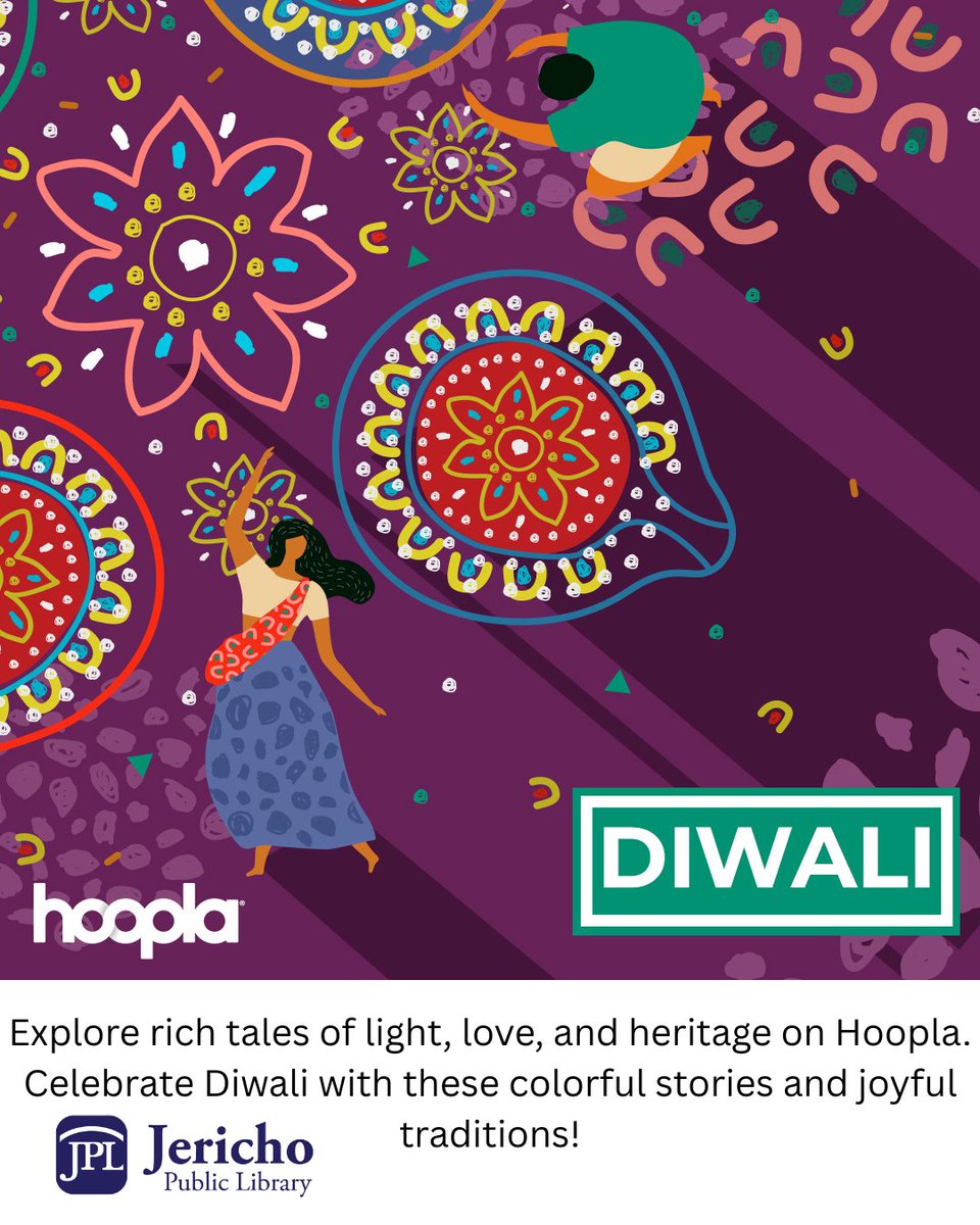 Jericho_library's tweet image. Celebrate Diwali, the Festival of Lights, with books, movies, and music that highlight the holiday and feature stories from cultures that celebrate it, like Hinduism, Sikhism, or Jainism.

hoopladigital.com/collection/diw…

#JerichoLibrary #JerichoPublicLibrary