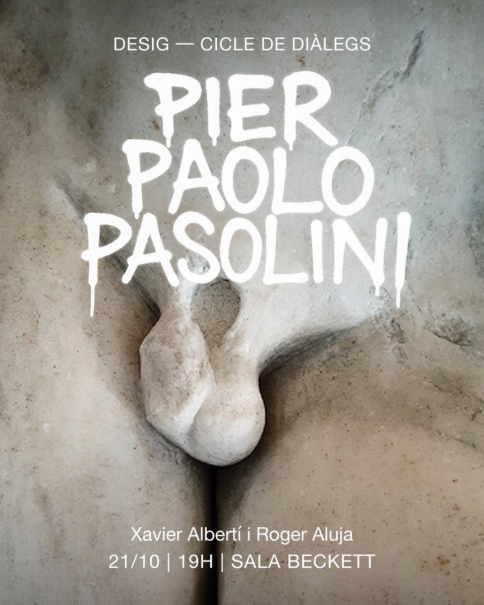 En l’obra de Pasolini, el cos és territori polític, espiritual i poètic. En el 50è aniversari de la seva mort, Barcelona el commemora amb una tardor carregada d'activitats.

Us proposem una conversa a <a href="/salabeckett/">Sala Beckett</a> en el marc del Festival Clàssics:

festivalclassics.cat/activitat/parl…