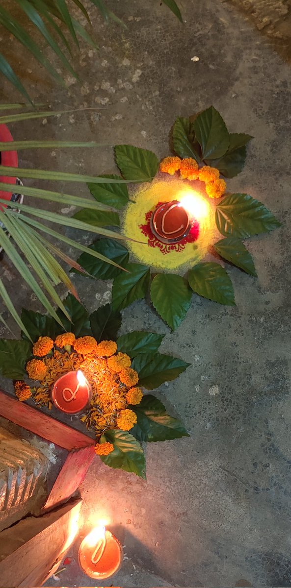 abhijieeet's tweet image. Happy Diwali to everyone
Credit for rangoli goes to my mom and choti mummy ❤️ 🥰